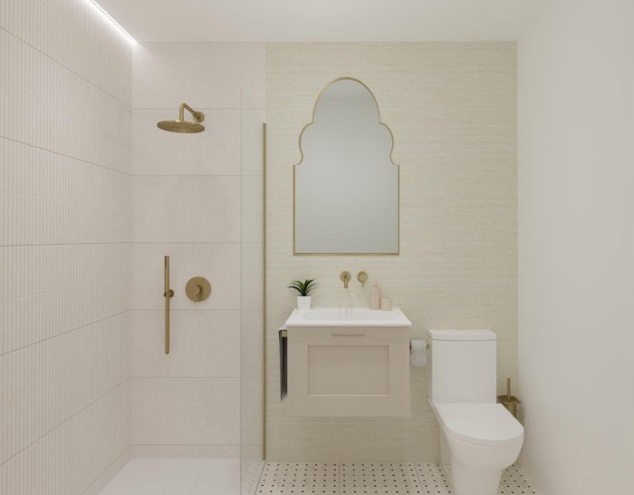 space in small bathrooms